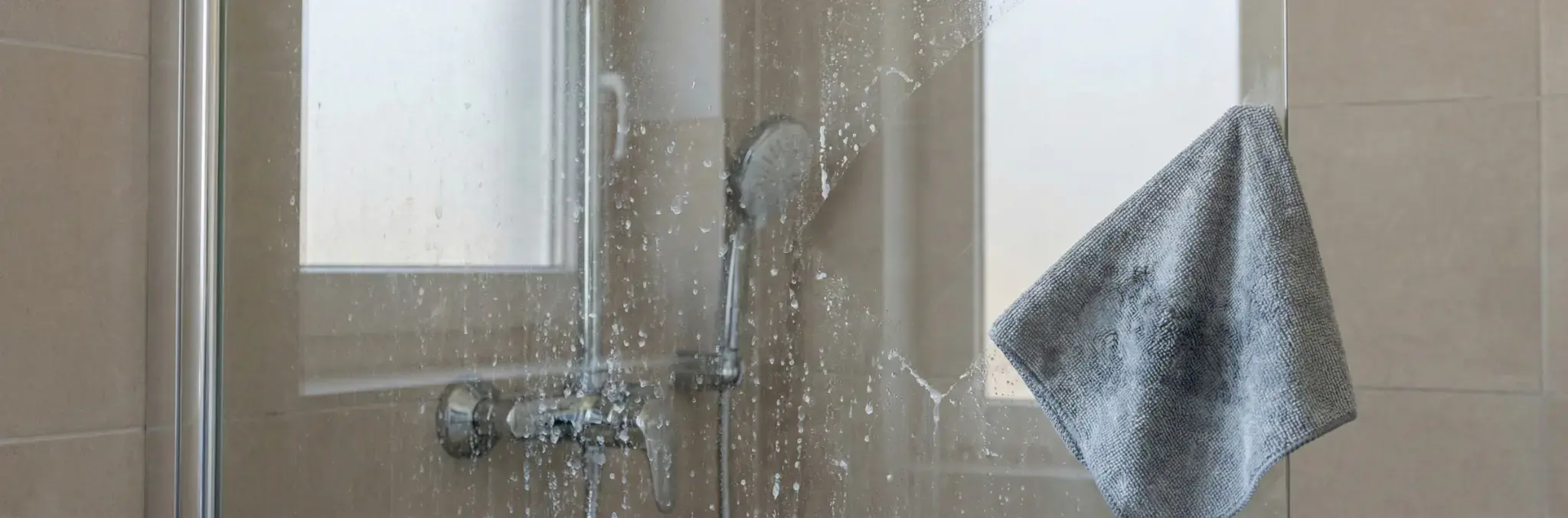 Enlever le calcaire de la douche