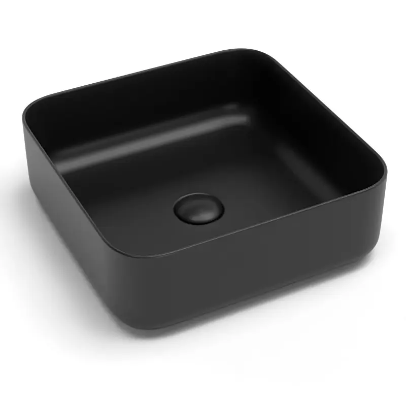 [78110MB] Vasque à poser, 38.5x38.5 cm, Noir mat, Art.webp