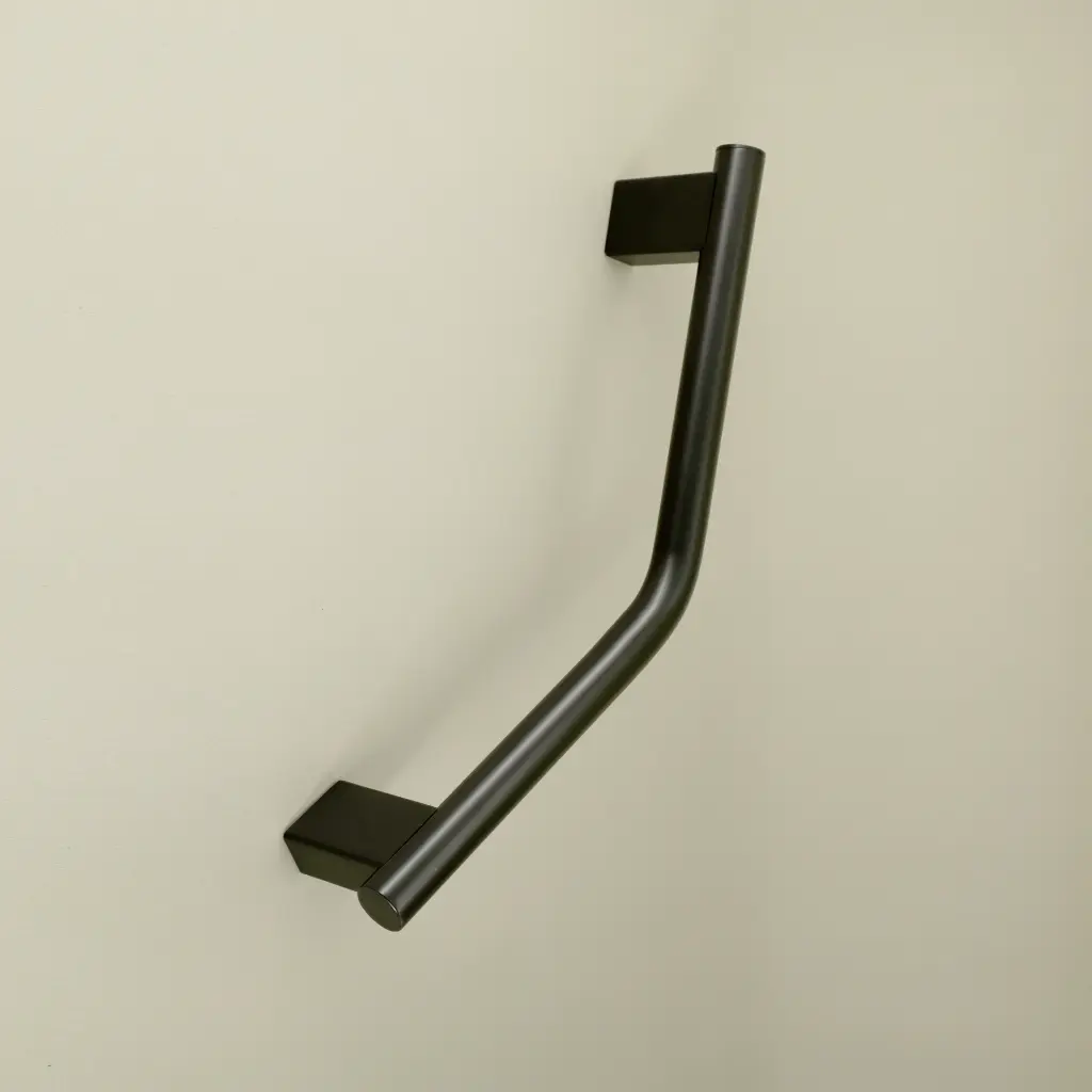 Barre d'appui oblique, noir brossé, Châtelet.webp