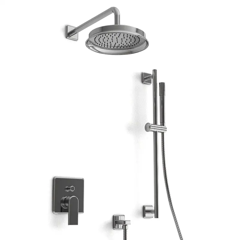 Pack douche à encastrer mitigeur, chromé, Monceau.webp