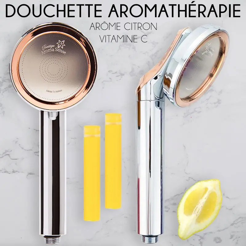 Douchette aromathérapie avec filtre de Vitamine C, Aroma.webp