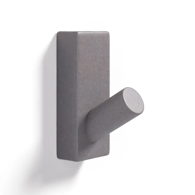 Patère murale clou, finition Gris ciment, T16.webp