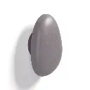 Patère murale galet, finition Gris ciment, T15.webp