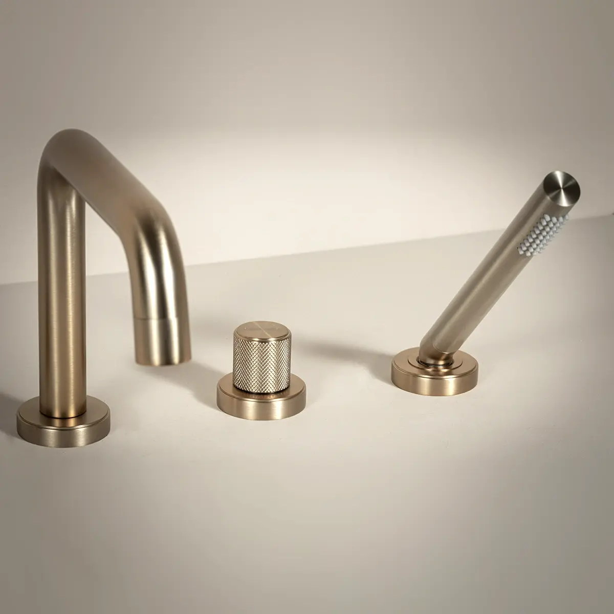 Robinet mitigeur bain-douche de plage champagne, Bruma