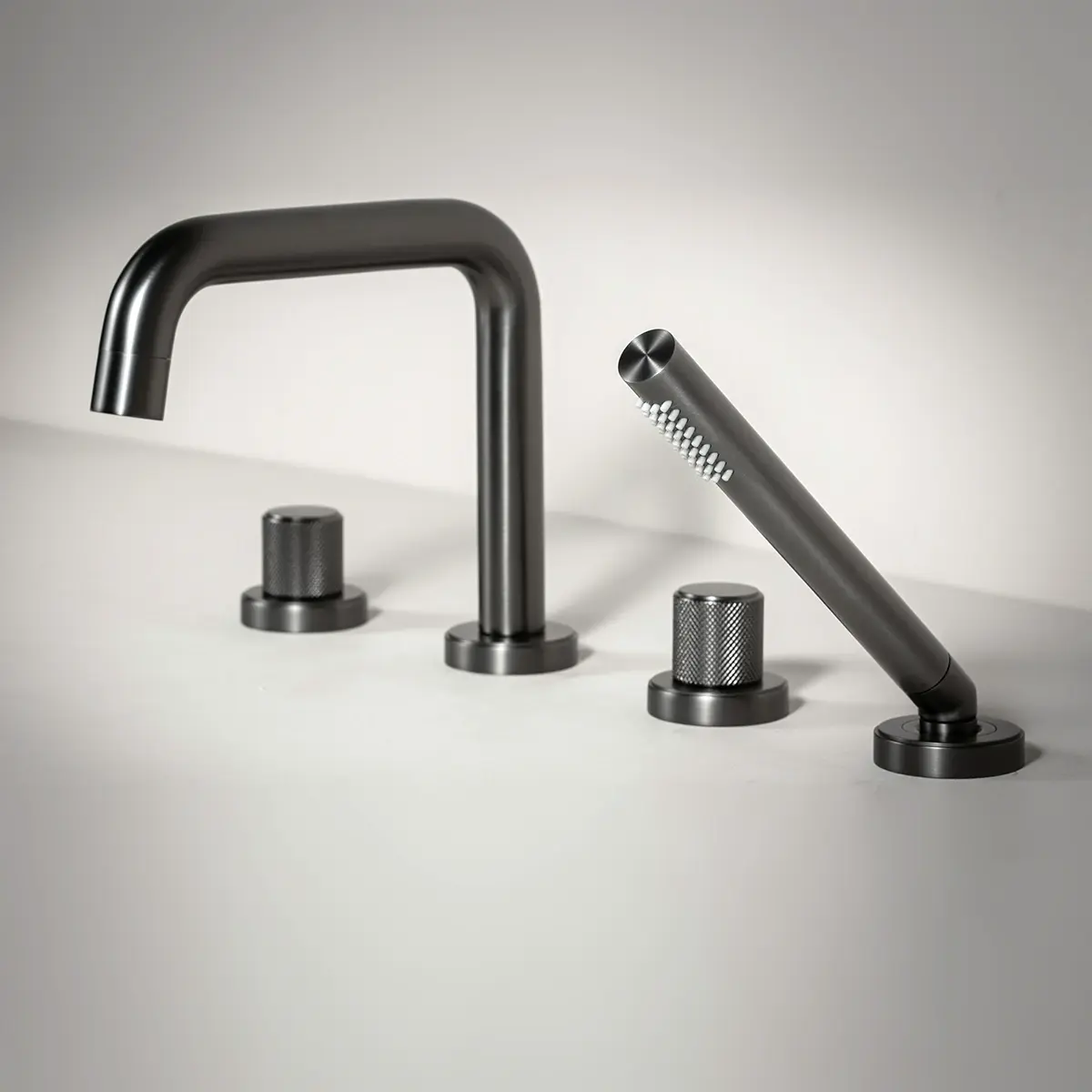 Robinet mitigeur bain-douche de plage Gun métal, Bruma