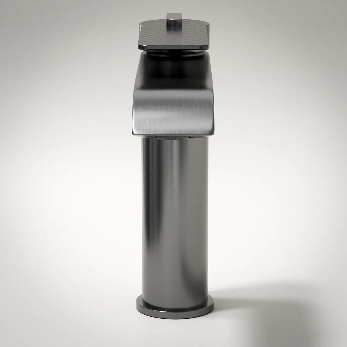 Robinet mitigeur lavabo, gun métal, Carbone 