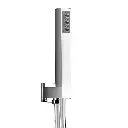 Douchette à main avec support prise d'eau et flexible, Qube.webp