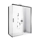 Cabine de douche coulissante Colors Black Matt, 120 cm.webp