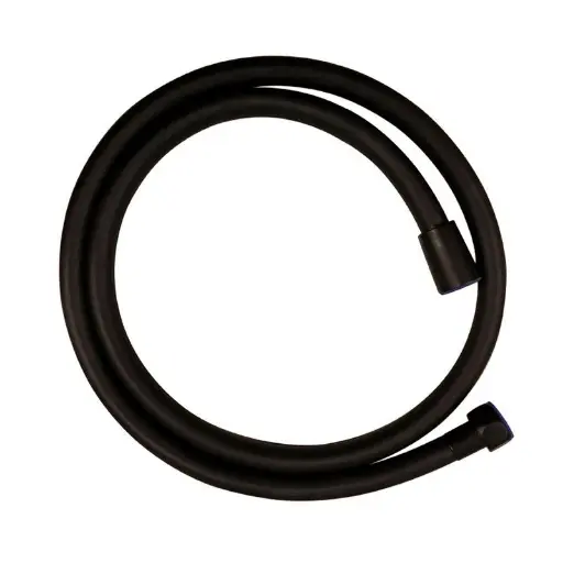 Colonne de douche avec mitigeur thermostatique, Ø25cm, noir brossé, Châtelet III.webp