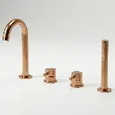 mitigeur 2v doré rose.webp