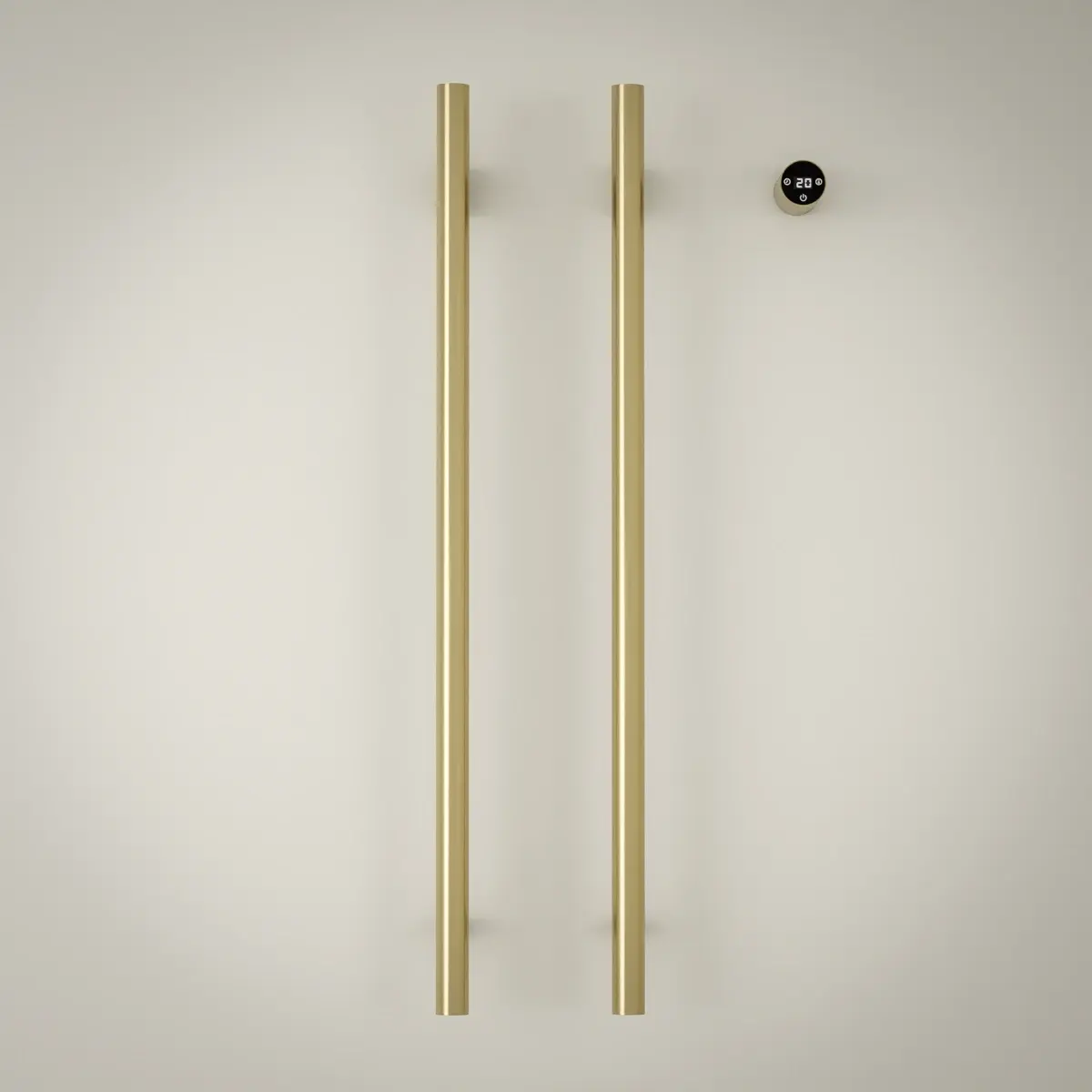 Sèche serviette 90x44x10, 45W, Doré brossé, Ondia 