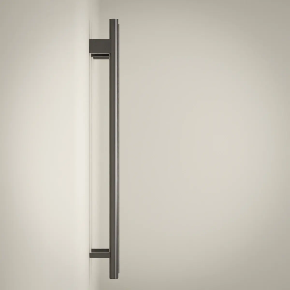 Sèche serviette 90x44x10, 45W, Gun métal brossé, Ondia