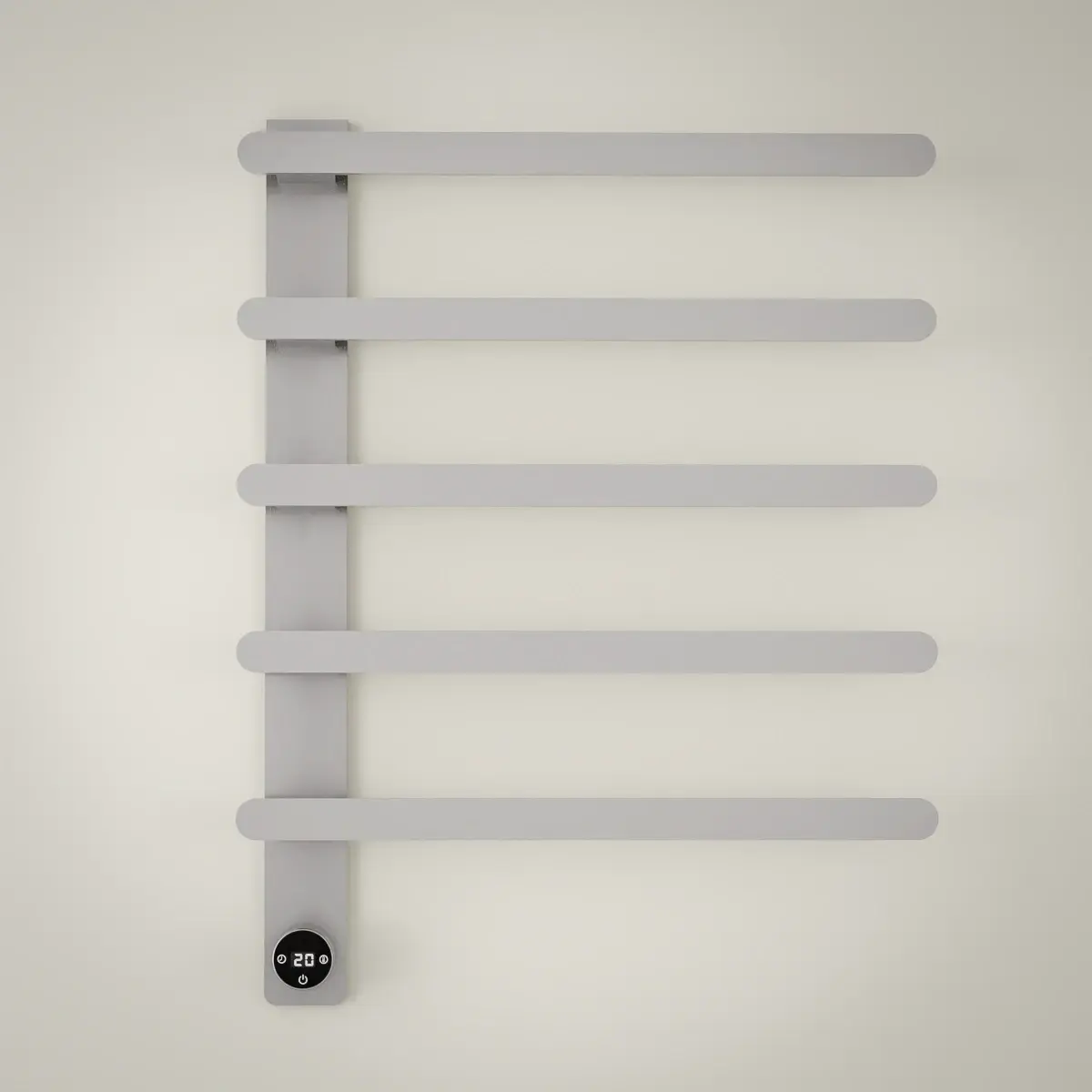 Sèche serviette 90W, Inox brossé, Solar      