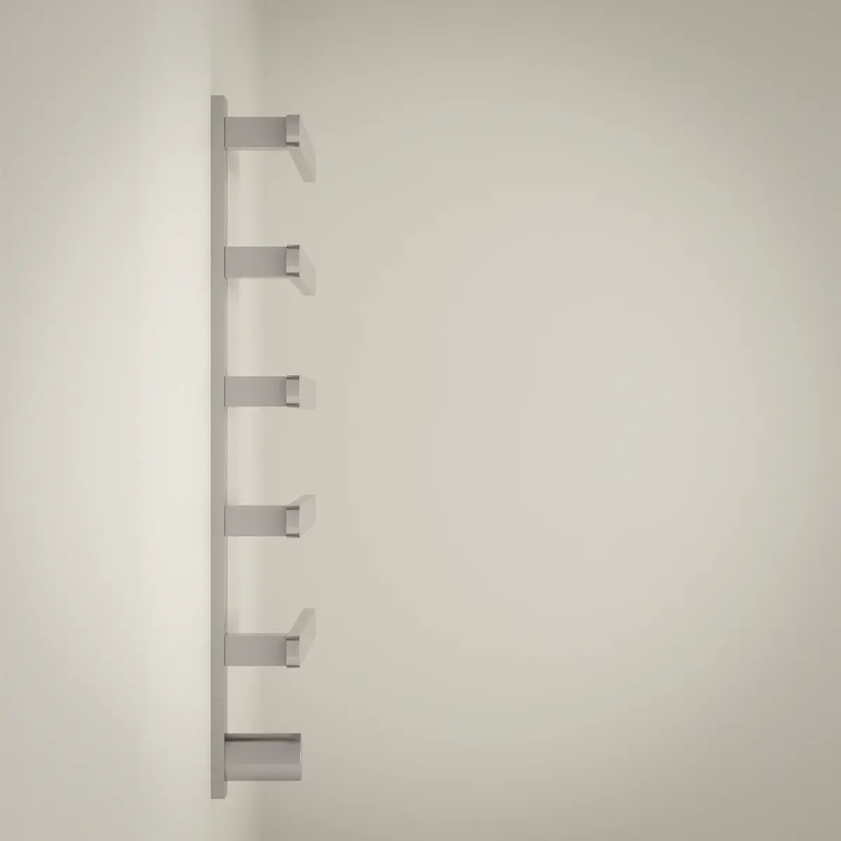 Sèche serviette 90W, Inox brossé, Solar      