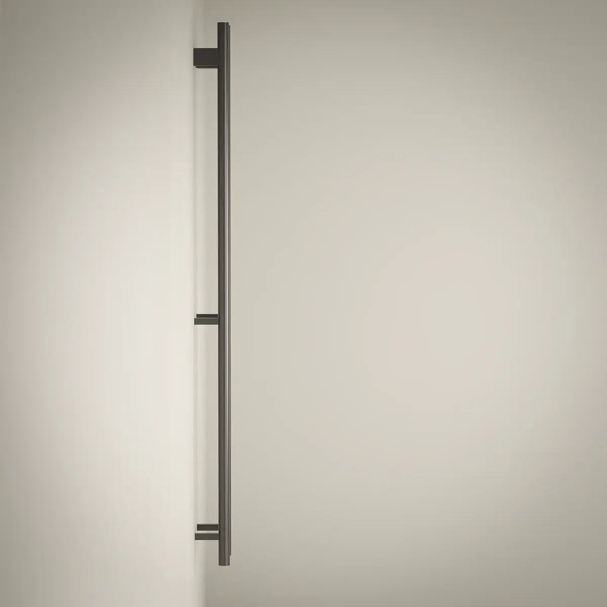 Sèche serviette 90W, Gun métal brossé, Ondia  