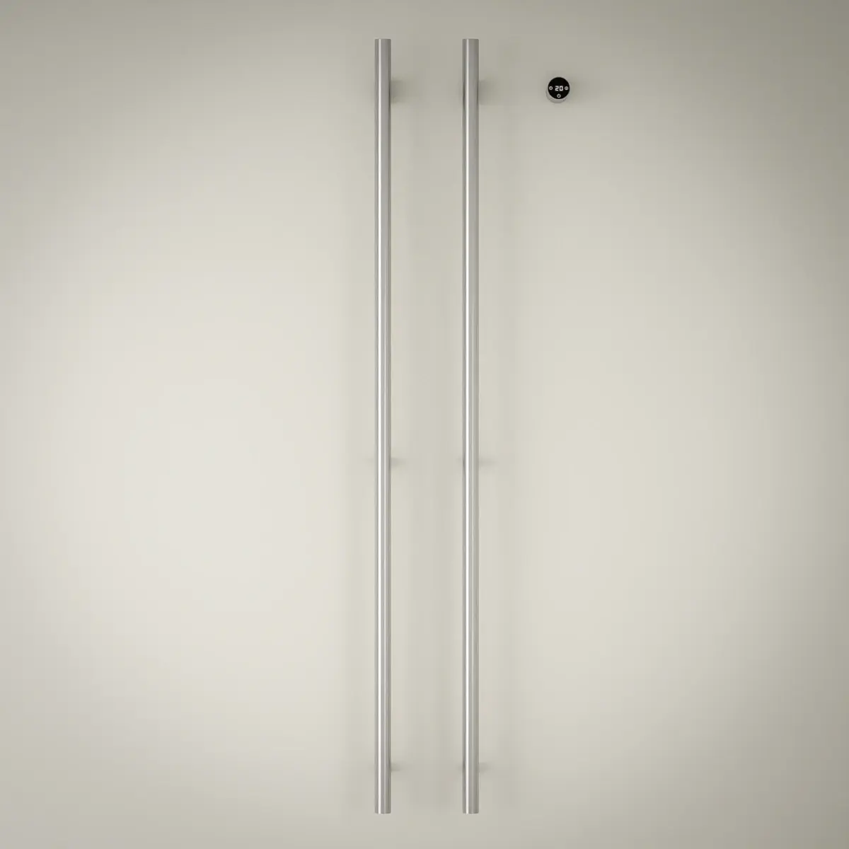 Sèche serviette 90W, Inox brossé, Ondia     