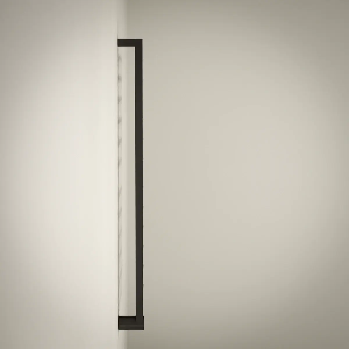 Sèche serviette 280W, Gun métal brossé, Calda  