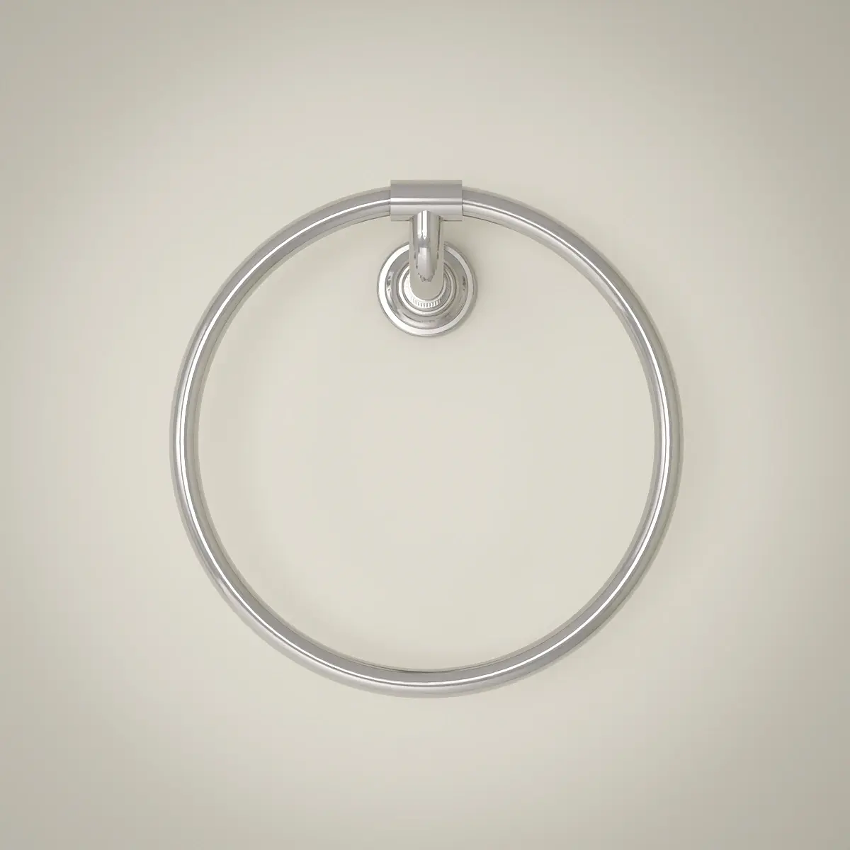 Anneau porte serviette cannelé, chrome, César 1      