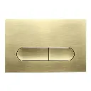 Plaque de déclenchement Rectangulaire doré mat, W-RED.webp