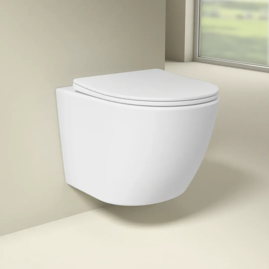 PACK Bati autoportant, cuvette compact et plaque Ronde au choix 