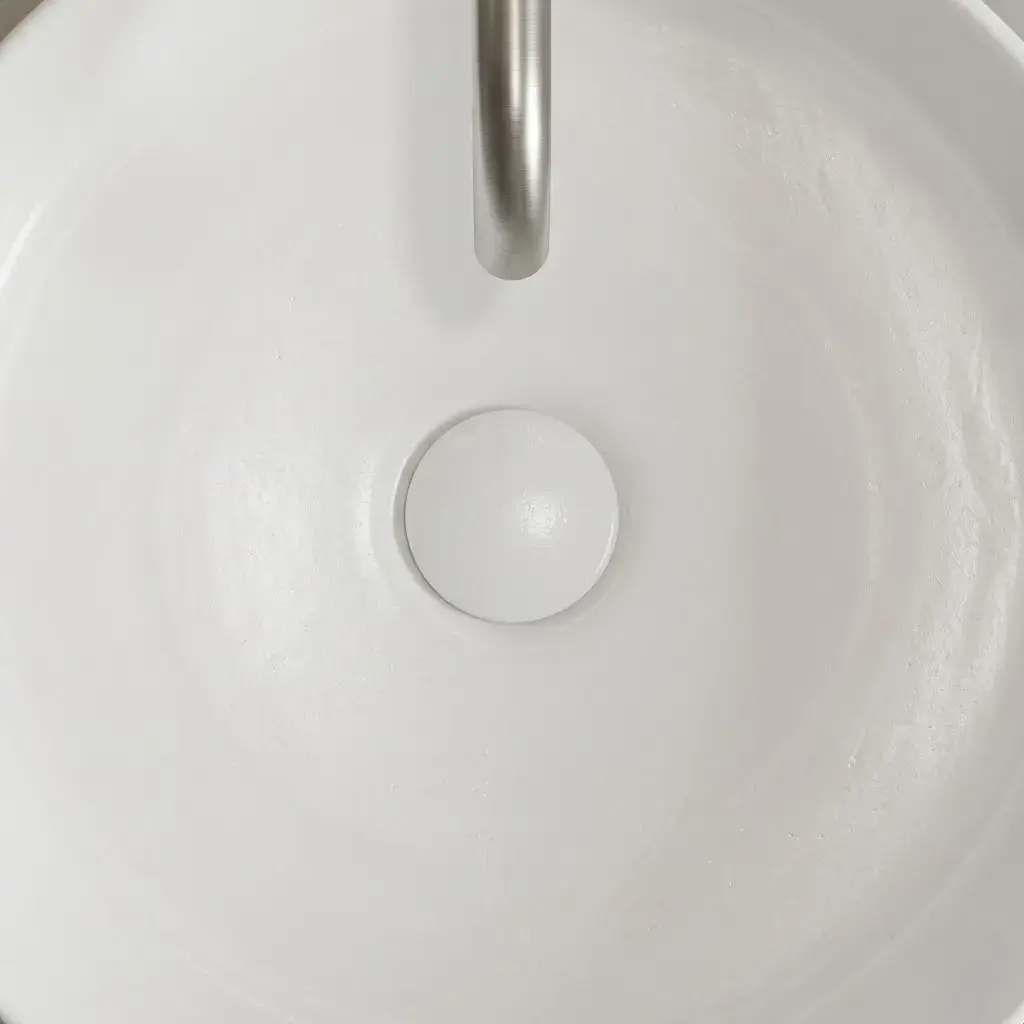 Vasque à poser, 35.2x11.2 cm, Blanc mat, Art