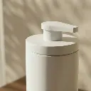 Distributeur de savon à poser blanc, Infinity Flow (1).webp