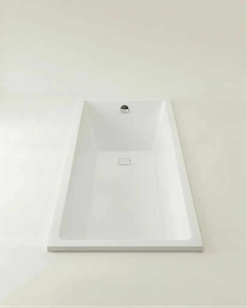 Baignoire rectangulaire, 170x75 cm, acrylique, Cavallo (3).webp