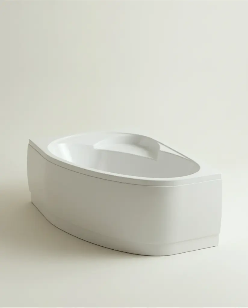 Baignoire d'angle gauche, 150 x 100 cm, Flora (2).webp