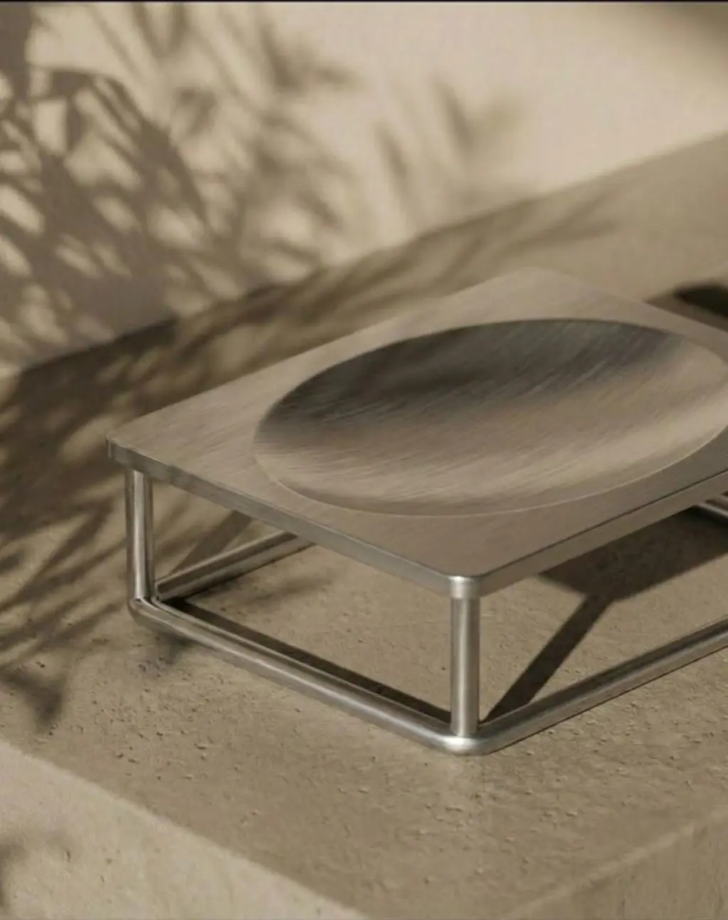 Porte-savon à poser - Chromé brossé - Infinity elegance