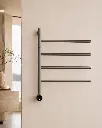 Sèche serviette 47.3x57x12cm, 75W, Gun métal brossé, Elios (1).webp