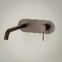 Mitigeur lavabo encastré avec plaque, Café, Madeleine.webp