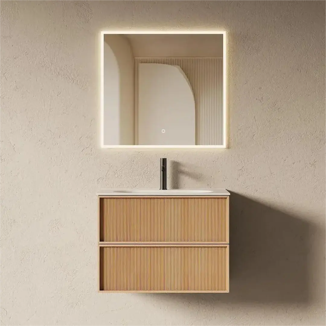 Miroir led avec antibuée 75x70cm, Noa 