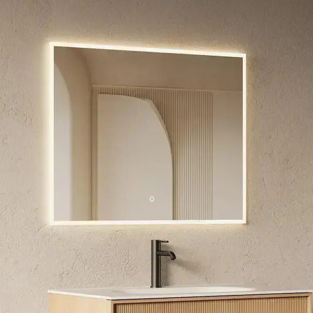 Miroir led avec antibuée 90x70cm, Noa 