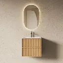 Meuble salle de bain, plan résine 60cm, chêne naturel - Noa.webp