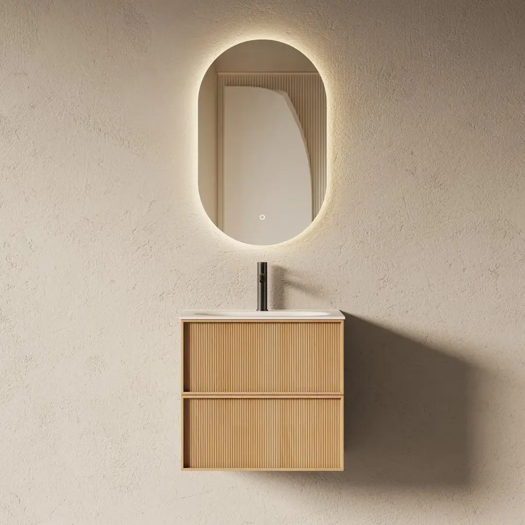 Miroir led avec antibuée 55x90cm, Noa