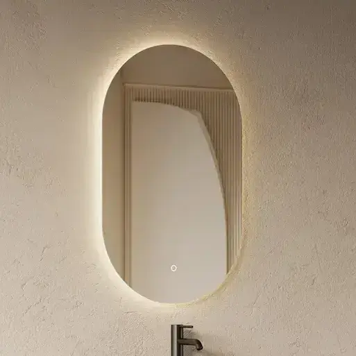 Miroir led avec antibuée 55x90cm, Noa