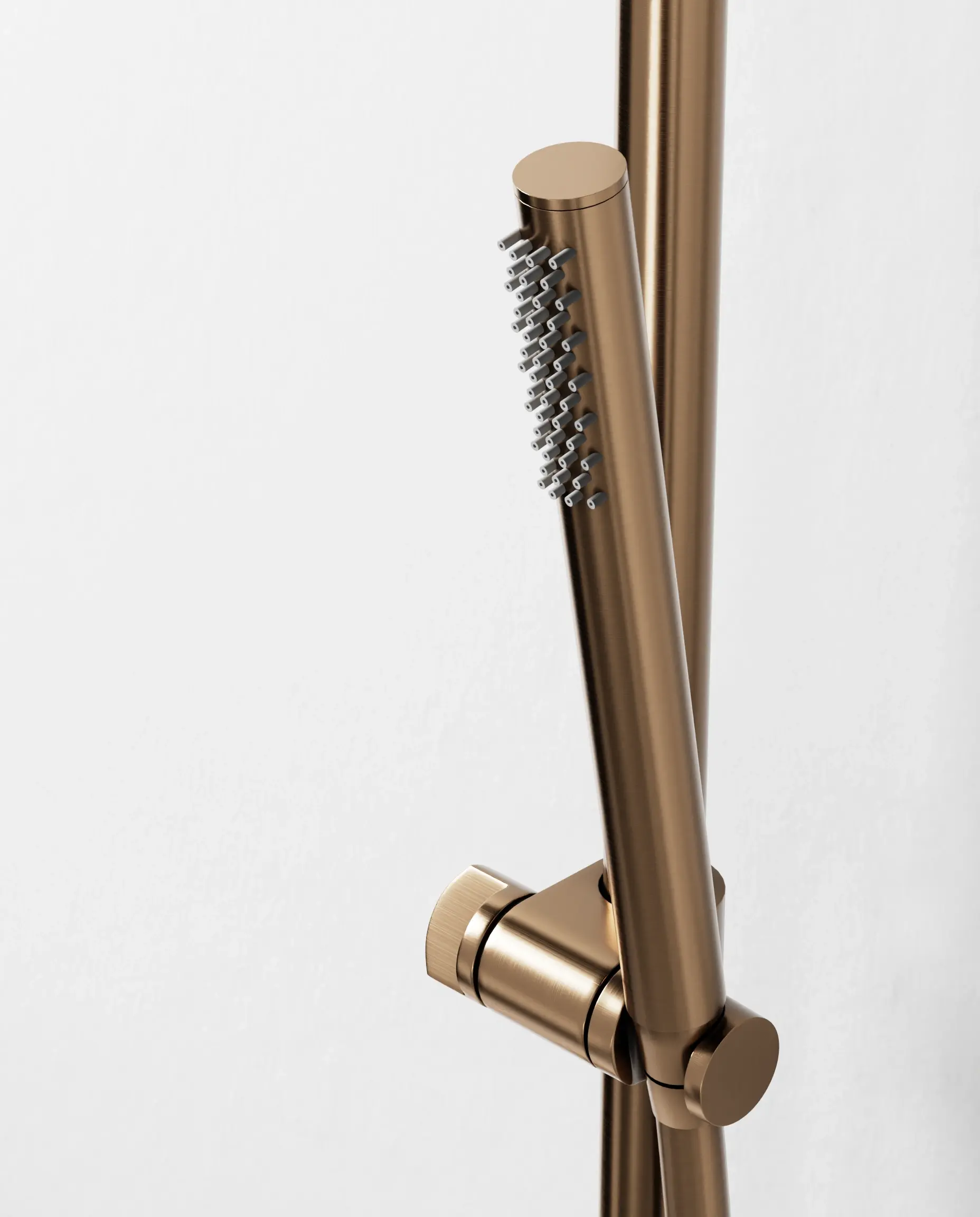 Mitigeur thermostatique douche rose gold brossé, Chatelet