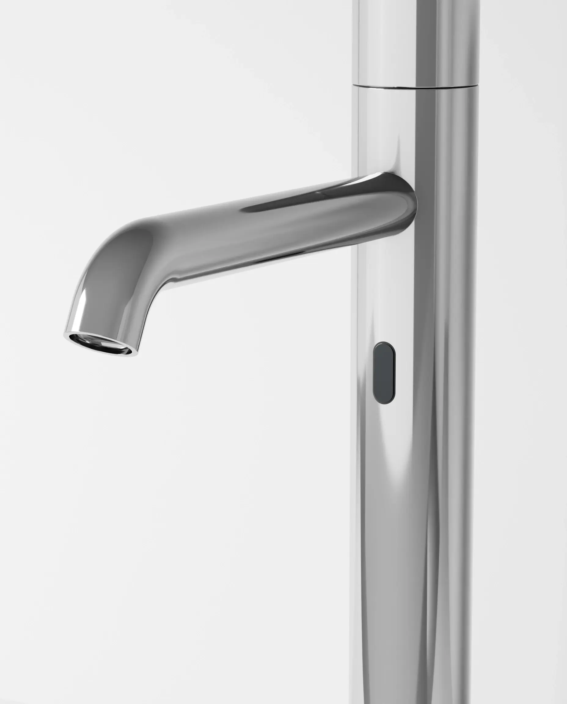 Mitigeur Haut Electronique, Professionnel, Inox Poli