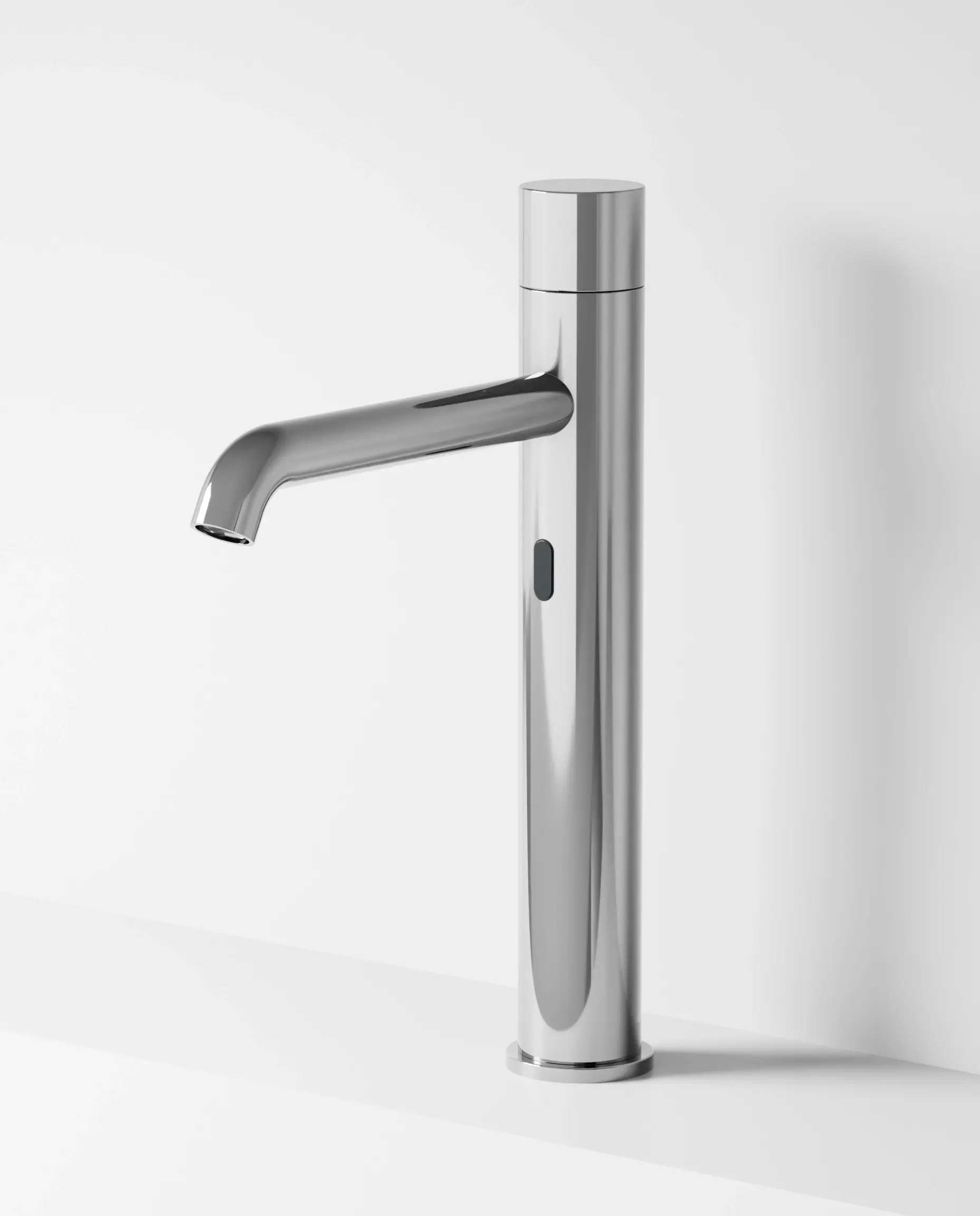 Mitigeur Haut Electronique, Professionnel, Inox Poli
