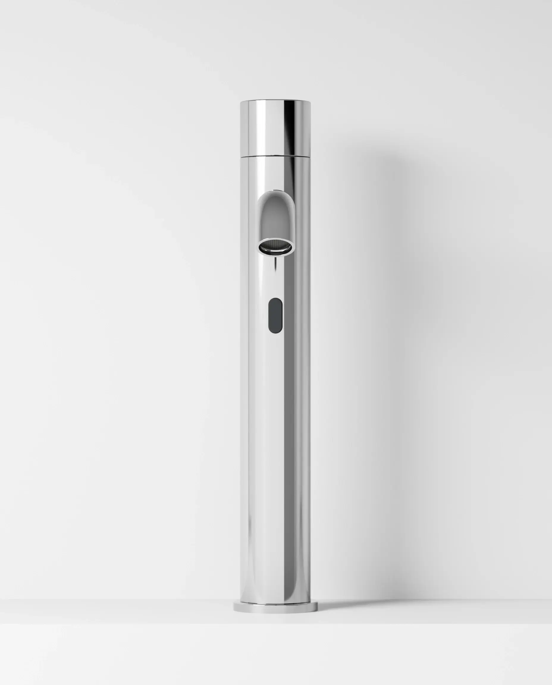 Mitigeur Haut Electronique, Professionnel, Inox Poli