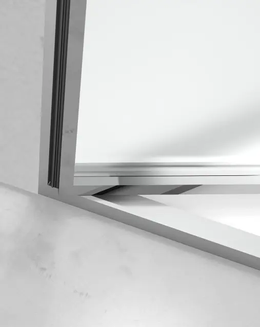 Porte venus chrome ouverture interieur.webp