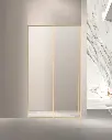 Porte pivotante + fixe doré.webp