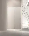 Porte pivotante + fixe noire.webp