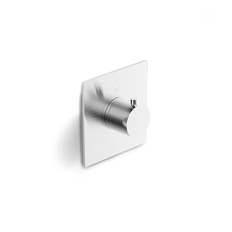 Mitigeur thermostatique à encastrer, chromé brossé - Infinity elegance.webp