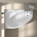 Baignoire d'angle gauche, 150 x 100 cm, Flora