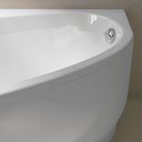 Baignoire d'angle gauche, 150 x 100 cm, Flora