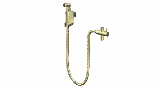 Douchette hygiénique Doré brossé, Châtelet