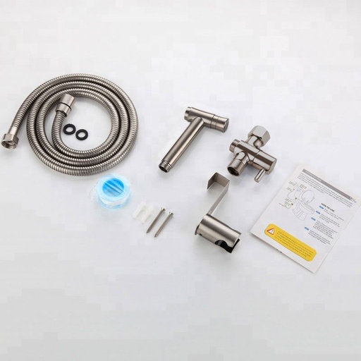 Douchette hygiénique Doré rose brossé, Châtelet