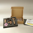 Douchette hygiénique Doré rose brossé, Châtelet