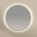 Chatelet Miroir Rond Diam50 Led+Anti-Buee Dore Mat.webp
